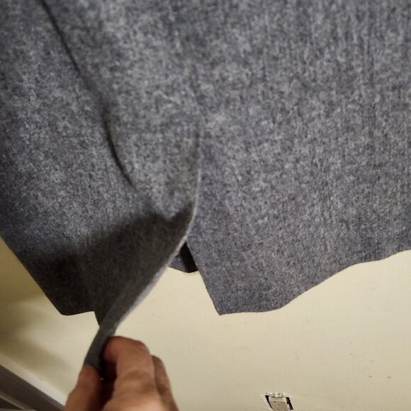 Vintage 60s EMO Pure Wool Gray Skirt Suit Size 12 - Picture 6 of 9
